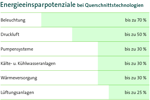 Energieeinsparpotenziale