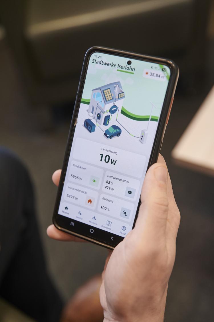 EnergyConnect-App der Stadtwerke Iserlohn